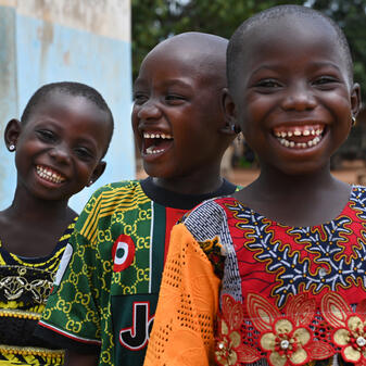 Children smiling